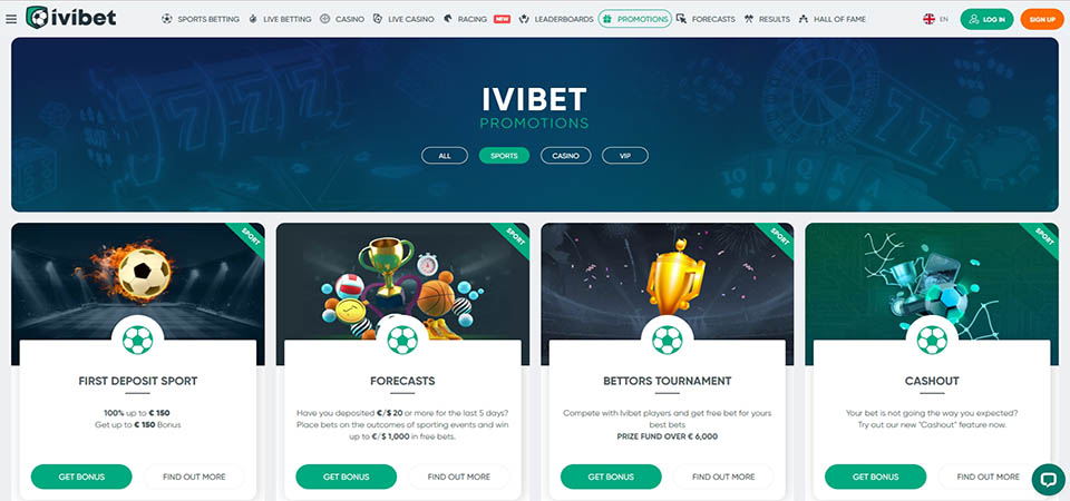 Ivibet پرومو پیج کا اسکرین شاٹ